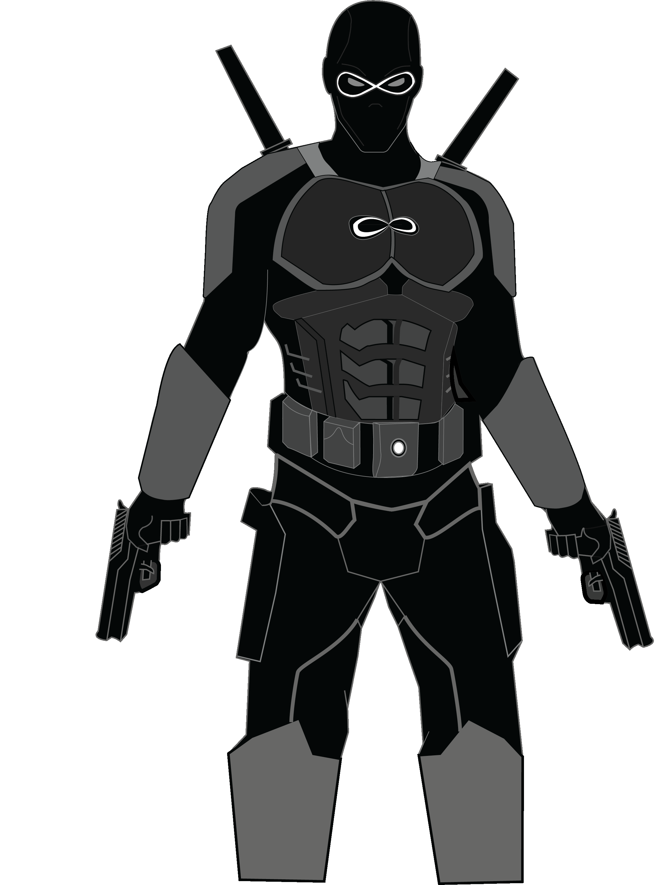 Infineto Vector Costume Model Turnaround